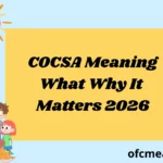 COCSA Meaning What Why It Matters 2026
