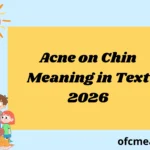 Acne on Chin Meaning in Text 2026