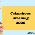 Calamitous Meaning 2026