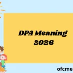 DPA Meaning 2026