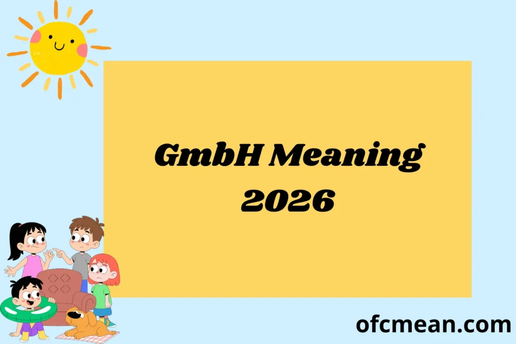 GmbH Meaning 2026