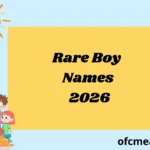 Rare Boy Names 2026