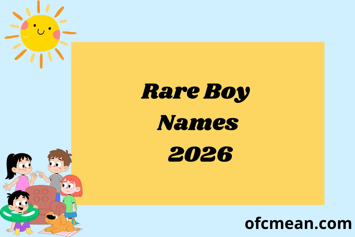 Rare Boy Names 2026