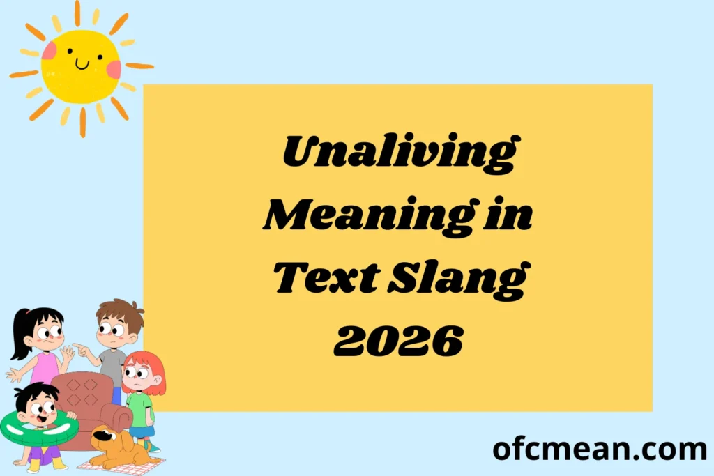 Unaliving Meaning in Text Slang 2026