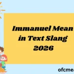 Immanuel Mean in Text Slang 2026