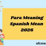 Para Meaning Spanish Mean 2026