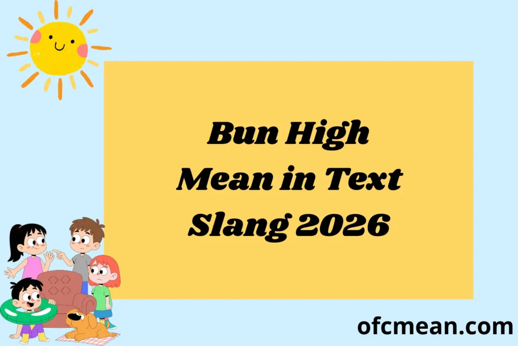 Bun High Mean in Text Slang 2026