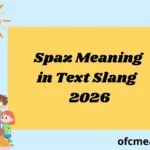 What Does Spaz Meaning in Text Slang Guide 2026