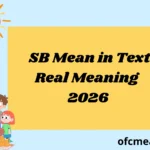 SB Mean in Text Real Meaning 2026