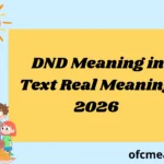 DND Meaning in Text Real Meaning 2026