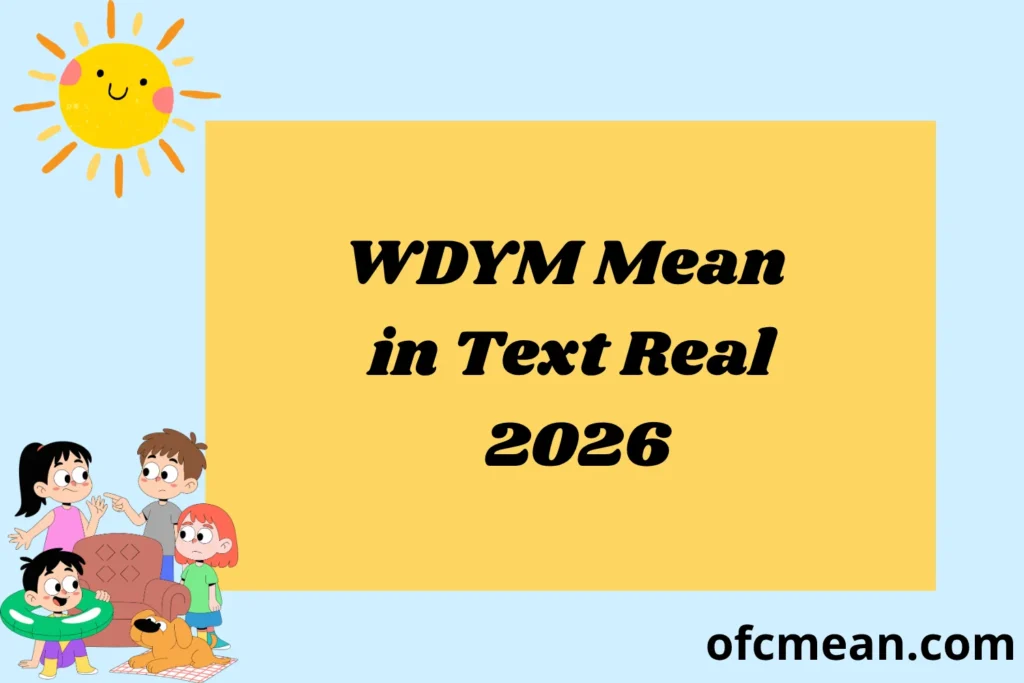 WDYM Mean in Text Real 2026