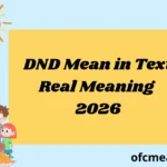 DND Mean in Text Real Meaning 2026