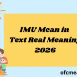 IMU Mean in Text Real Meaning 2026