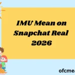 IMU Mean on Snapchat Real 2026