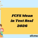 FCFS Mean in Text Real 2026