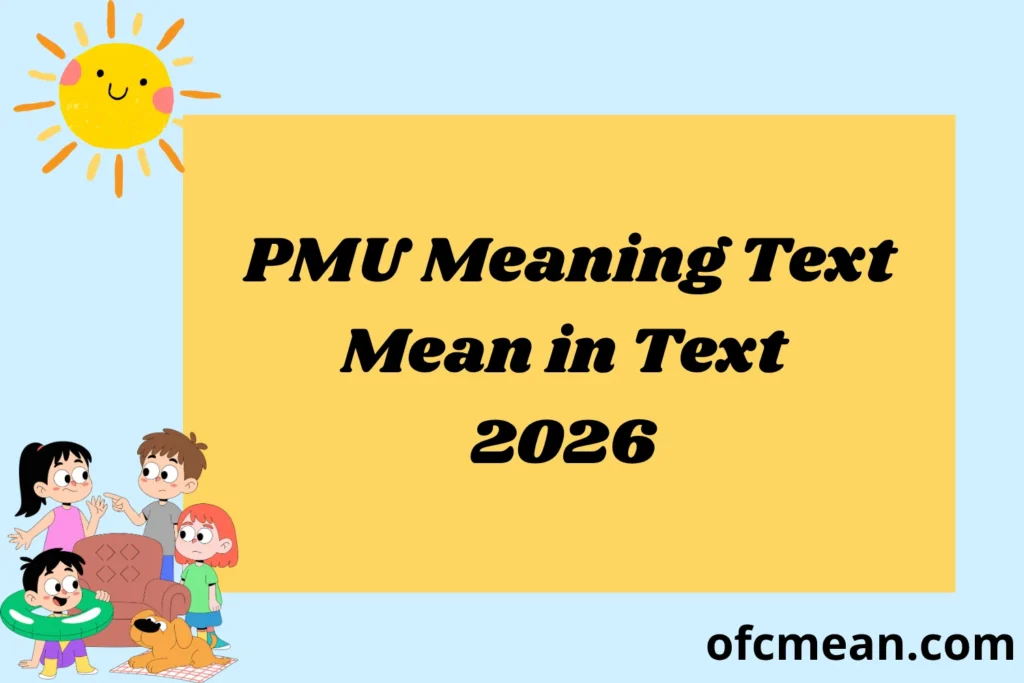 What Does PMU Meaning Text Mean in Text Real Meaning 2026