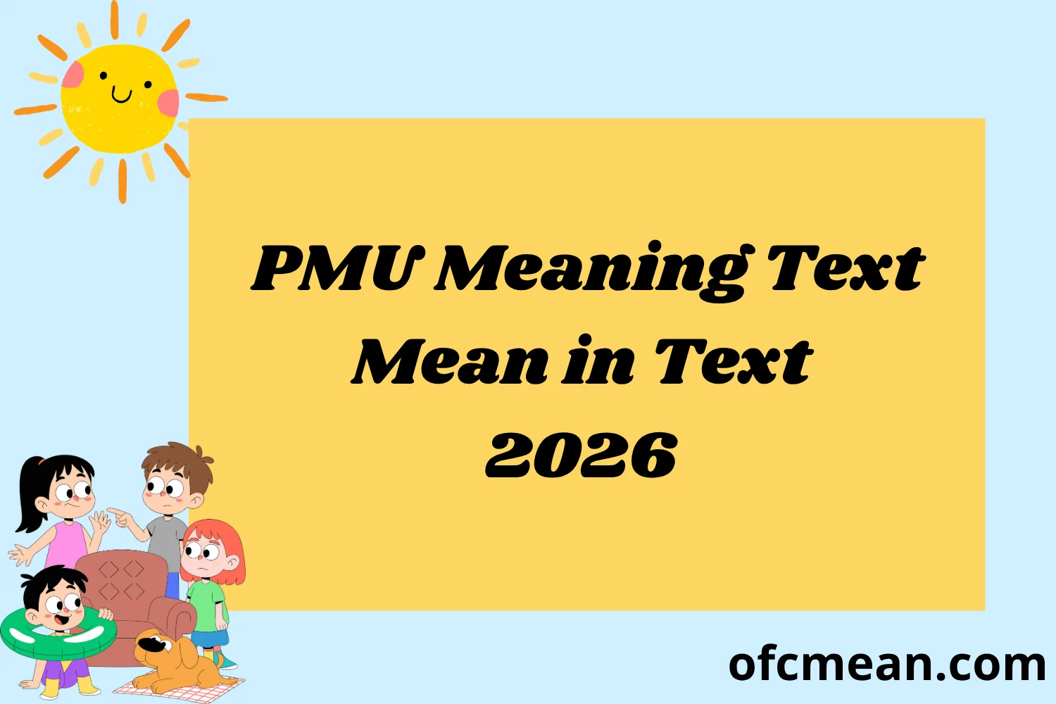 What Does PMU Meaning Text Mean in Text Real Meaning 2026