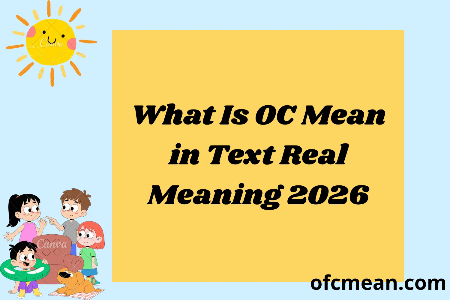 What Is OC Mean in Text Real Meaning 2026