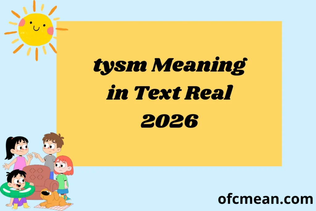 tysm Meaning in Text Real 2026