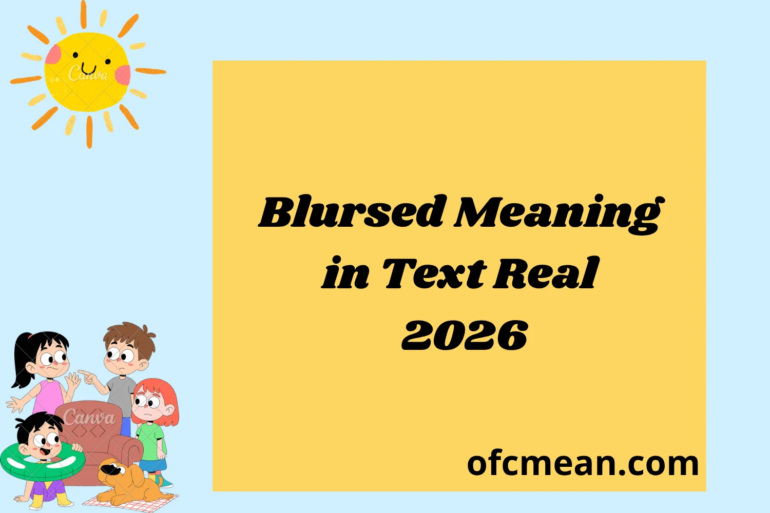 Blursed Meaning in Text Real 2026