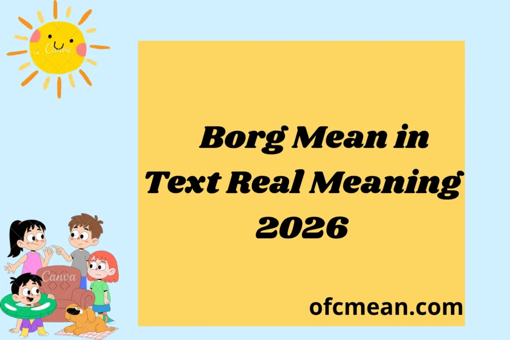 What Does What Is a Borg Mean in Text Real Meaning Use 2026