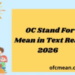 OC Stand For Mean in Text Real 2026