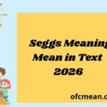 Seggs Meaning Mean in Text 2026