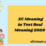 XC Meaning in Text Real Meaning 2026